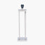 Langston Nickel Metal Column Table Lamp - Base Only