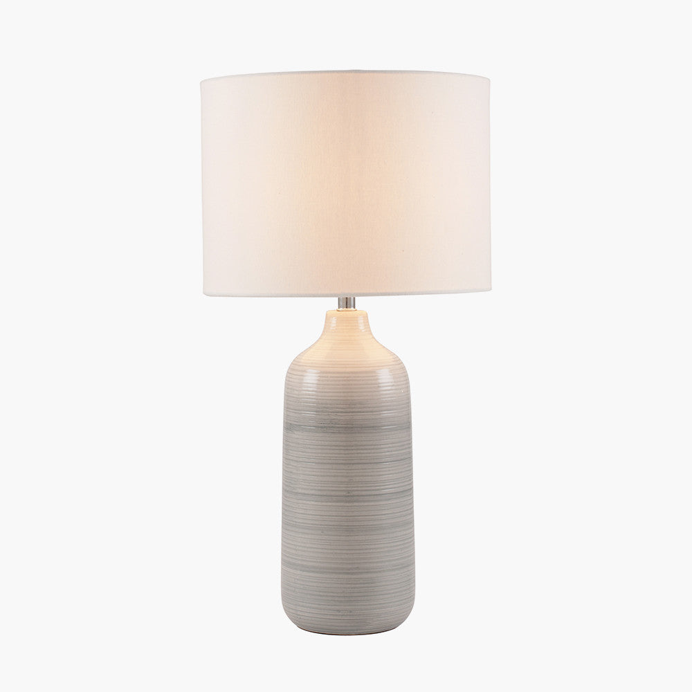 Venus Blue and Grey Ombre Ceramic Table Lamp