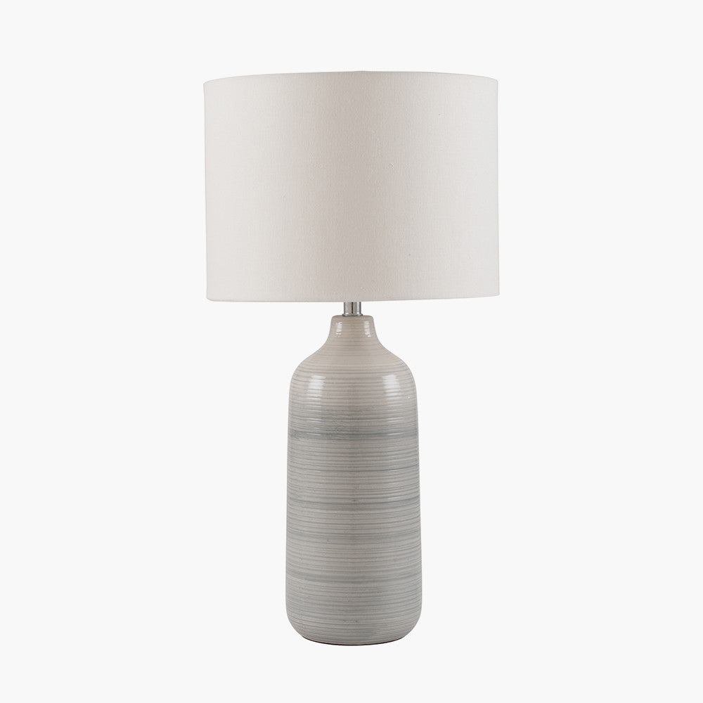 Venus Blue and Grey Ombre Ceramic Table Lamp