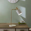 Biba Marble Footed White and Gold Retro Table Lamp