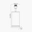Westwood Clear Glass and Champagne Metal Table Lamp - Base Only