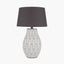 Gaudi White Stoneware Geometric Table Lamp - Base Only