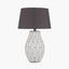 Gaudi White Stoneware Geometric Table Lamp - Base Only