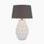 Gaudi White Stoneware Geometric Table Lamp - Base Only