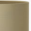 Black Honeycomb Hand Painted Metal Table Lamp Base with Harry 45cm Taupe Cotton Mix Cylinder Lampshade