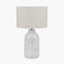 Flora White Floral Ceramic Table Lamp