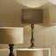 Captiva Vintage Grey and White Wash Mango Wood Table Lamp - Base Only