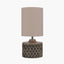 Orissa Short Wooden Diamond Table Lamp
