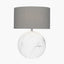 Crestola Large Marble Effect Ceramic Table Lamp