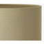 Vulcan Textured Volcanic Effect Grey Stoneware Table Lamp Base with Harry 35cm Taupe Cotton Mix Cylinder Lampshade