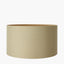 Deco Black Geo Art Deco Hand Painted Table Lamp Base with Harry 40cm Taupe Cotton Mix Cylinder Lampshade