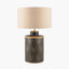 Deco Black Geo Art Deco Hand Painted Table Lamp - Base Only