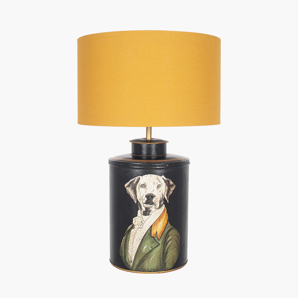Pointer Black Hand Painted Dog Table Lamp - Base Only