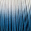 Manaia White Wash Textured Wood Table Lamp Base with Scallop 35cm Blue Ombre Soft Pleated Tapered Lampshade