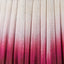 Manaia White Wash Textured Wood Table Lamp Base with Scallop 35cm Scallop 35cm Red Ombre Soft Pleated Tapered Lampshade