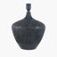 Manaia Antique Black Textured Wood Table Lamp - Base Only