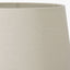 Fleur Blue Floral Ceramic Table Lamp Base with Coast 35cm Cream Calico Tapered Lampshade