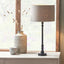 Rhode Matt Black Stick Metal Table Lamp - Base Only