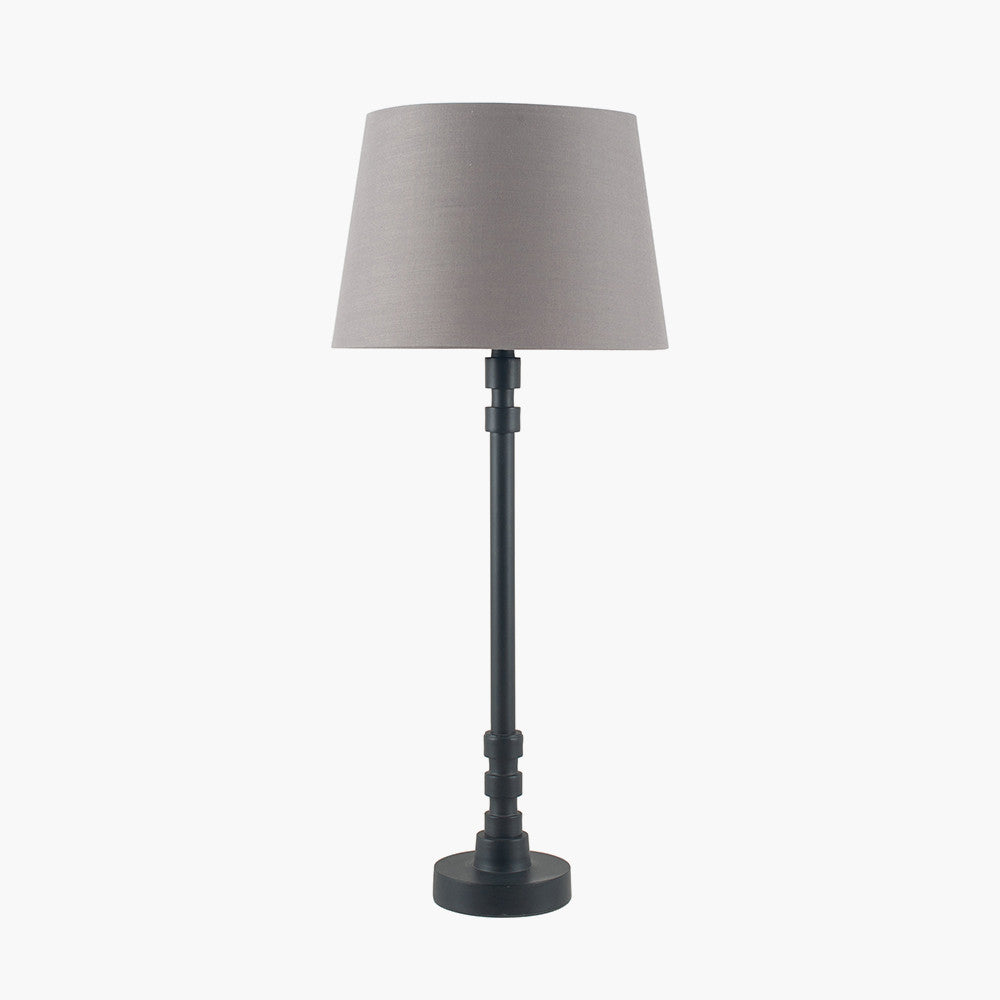 Rhode Matt Black Stick Metal Table Lamp - Base Only