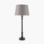 Rhode Matt Black Stick Metal Table Lamp - Base Only