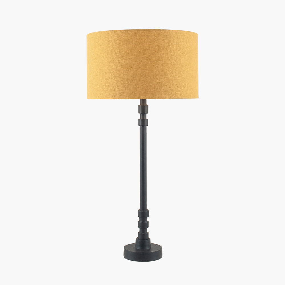 Rhode Matt Black Stick Metal Table Lamp - Base Only
