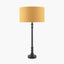 Rhode Matt Black Stick Metal Table Lamp - Base Only