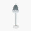 Theia Grey and Satin Nickel Task Table Lamp