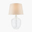 Islay Clear Bubble Glass Table Lamp Base
