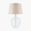Islay Clear Bubble Glass Table Lamp Base