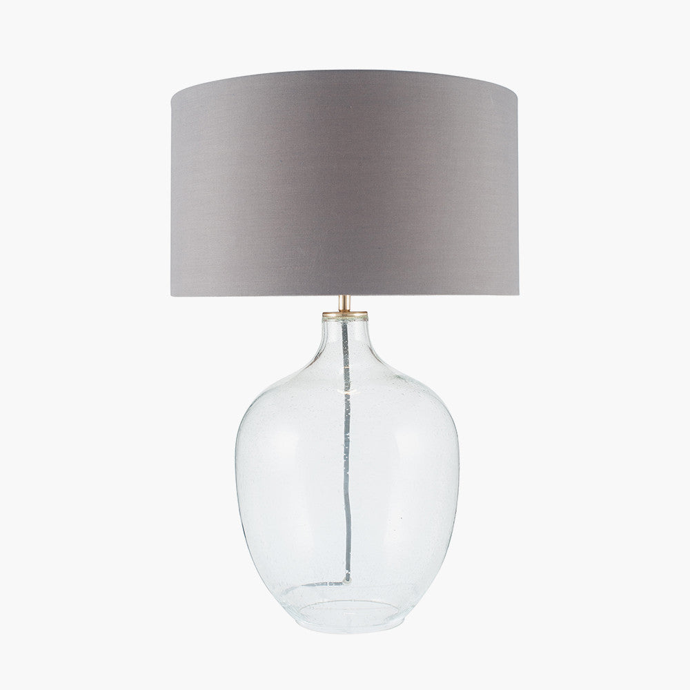 Islay Clear Bubble Glass Table Lamp Base