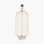 Dania French Gold Metal Wire Tall Table Lamp Base with Bow 40cm Slate Velvet Cylinder Lampshade