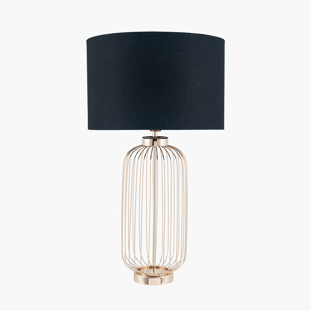 Dania French Gold Metal Wire Tall Table Lamp - Base Only
