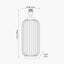 Dania French Gold Metal Wire Tall Table Lamp - Base Only
