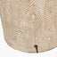 Palawan Stone Grey Feather Stoneware Table Lamp Base with Winston 40cm Taupe Handloom Tapered Lampshade