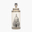 Wren Black and Cream Building Print Tall Ceramic Table Lamp - Base Only