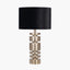 Elon Champagne Gold Metal Stacked Cylinder Table Lamp Base