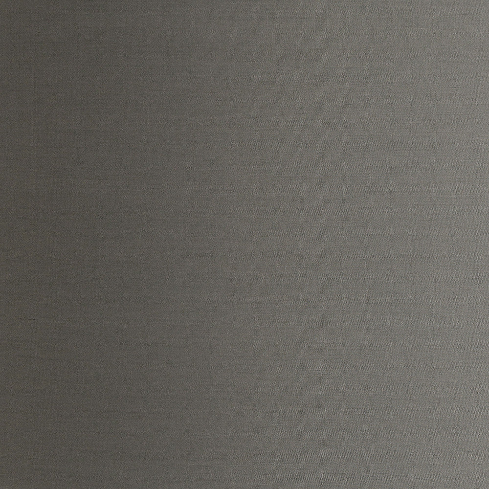 Elon Silver Metal Stacked Cylinder Table Lamp Base with Harry 35cm Steel Grey Cotton Mix Cylinder Lampshade