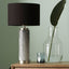 Carrara Grey Marble Effect Tall Ceramic Table Lamp