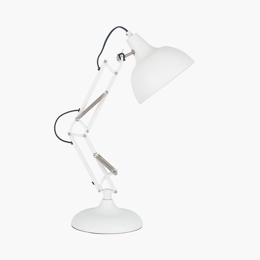 Alonzo Matt White Task Table Lamp