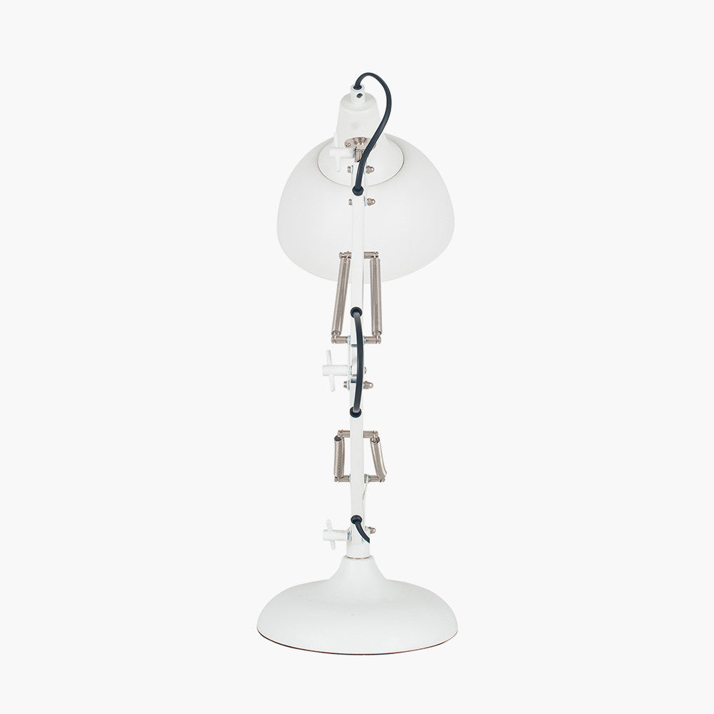 Alonzo Matt White Task Table Lamp