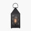 Folkstone Matt Black Metal Punched Lantern Table Lamp