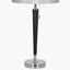 Lowry Brushed Silver and Matt Black Metal Table Lamp