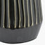 Artemis Grey Textured Ceramic & Brushed Silver Tall Table Lamp