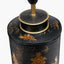 Landscape Black Hand Painted Metal Table Lamp