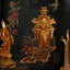 Landscape Black Hand Painted Metal Table Lamp