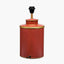 Dachshund Red Hand Painted Metal Table Lamp