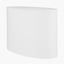 Osa Shiny Gold Metal Jaguar Table Lamp Base with Mia 40cm Ivory Oval Cotton Mix Lampshade