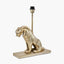 Osa Shiny Gold Metal Jaguar Table Lamp