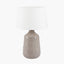 Coco Grey Gloss Arch Design Stoneware Table Lamp
