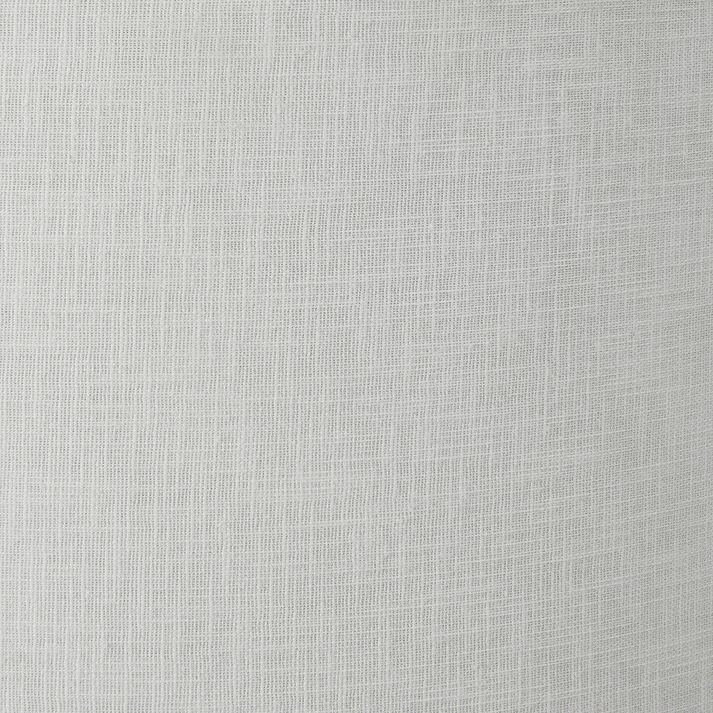 Alina White Dot Design Stoneware Table Lamp Base with Lino 30cm White Self Lined Linen Cylinder Lampshade